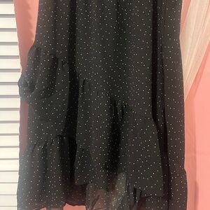 Tiered midi skirt